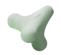 Balle de Massage Tpe Verte à Main, Rainure, pour Lombaires | Usage Maison ou Bureau, Surface Lisse Facile à Nettoyer, sans Piles, Portable, pour Pauses et Kinésithérapie