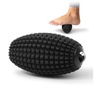Balle de massage vibrante pour fasciite plantaire, double boule de massage électrique avec 4 vitesses, massage musculaire des tissus profonds pour relâchement myofascial, récupération sportive, yoga