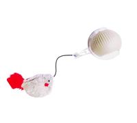 Balle De Mouvement Électrique: Votre Miez Aime Cet Appareil Intelligent! Cette Balle Bancale Auto-run Et Rechargeable Poursuit Une Barre À Travers La Pièce Et Assure Des Heures De Spa De Jeu Passionna