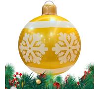 Balle de Noël Gonflable en PVC - Décoration de Noël - Étanche - pour décoration Festive - pour la Maison, Le Jardin, Le Bureau, Le Salon, la terrasse, l'école, Les Affaires