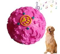 Balle de nourriture pour chien, balle oscillante pour chien, Balles à alimentation lente, Balles interactives à alimentation lente, balle créative qui fuit pour avec son de rire pour les compéte