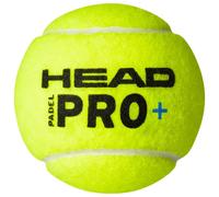 HEAD Pelotas Pádel Pádel Pro+ Bote de 3 Pelotas