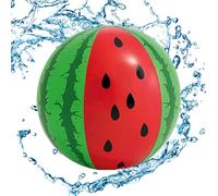 Balle de Pastèque pour Piscine | Boule de Plage PVC Géante de 75 cm | Ballon Fruit Pastèque pour et Adultes | pour Fête Tropicale, Parc Aquatique, Vacances, Lac, Jardin, Pique-Nique, Anniversaire