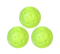 Balle de pickleball - 3 trous de précision avec tube de balle | Ball d'entraînement de picklebal durable | Bounce de picklebal durable à rebond élevé adapté pour la pratique intérieure et extérieure
