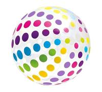 Balle de plage gonflable - Boule géante portable colorée en plein air | Robust Wasserbaall 40 cm pour l'entraînement de fête Rasenplatz Hinterhof School Pool Park Sand Beach Game
