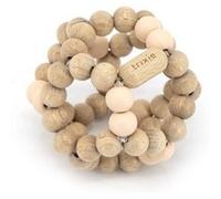 Balle de préhension en bois - Rose Multicolore G