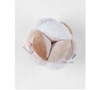 Noukie’s – Balle de préhension – 12 coussinets doux, Ø15 cm écru/beige/caramel – Dès la naissance