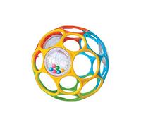 Balle de Préhension Oball pour Bébé - Jouet Sensoriel Classique, Flexible et Facile à Manipuler - Cadeau Éducatif pour la Petite Enfance, 9,5 cm