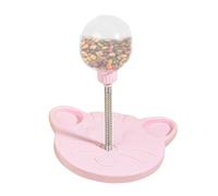 Balle de printemps pour friandises pour chat - Balle amusante pour animaux de compagnie - Boule distributrice avec ressort pour entraînement et soulagement du stress des animaux de compagnie