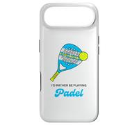 Balle de Raquette de Padel avec Inscription « I Would Rather Be Playing » Coque pour iPhone Air