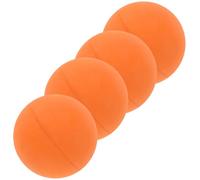 Balle de Réaction Mini en Caoutchouc, Lot de 4, Orange | Conception Creuse à Haute Élasticité, Rebond Multi-surfaces, pour Gymnases et Pratique sur Court