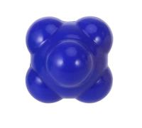Balle de Réaction Six Faces en Silicone Bleu pour Joueurs et Athlètes
