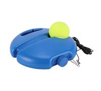 Balle de rebond de tennis avec base stable pour la pratique en solo, construction durable en polyéthylène pour débutants et familles (bleu)