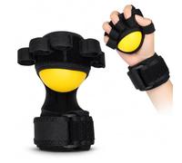 Balle de Rééducation de la Main avec Manchon Élastique, Exerciseur de Doigts pour Renforcement Musculaire, Appareil de Kinésithérapie pour AVC et Stress Manuel
