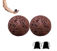 Balle de renforcement des callosités pour les mains, 4 cm (1,57/2 po), balle de renforcement des callosités en forme de lune, appareil de soin pour la peau et la formation (02# 2Pcs,1.57in)