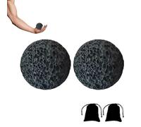 Balle de renforcement des callosités pour les mains, 4 cm (1,57/2 po), balle de renforcement des callosités en forme de lune, appareil de soin pour la peau et la formation (01# 2Pcs,2in)