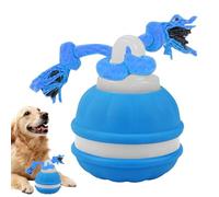 Balle de roulement interactive - Jouet de chien automatique en mouvement | Boule de roulement interactive pour chiens avec queue | Jouet de mastication coloré pour jouer, faire de l'exercice, nettoyer