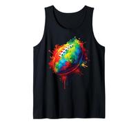 Balle de Rugby - Design Sport Coloré pour Fans et Joueurs Débardeur