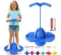 Balle de Saut d'équilibre - Planche d'équilibre avec poignée, Fou Jumper Jump Ball Balle de trémie sûre pour Le Jeu intérieur et extérieur, Parfait pour la Coordination et la Remise en Forme Blue