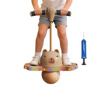 Balle de saut - Équipement portable antidérapant pour activités - Sauteur avec planche d'équilibre | Pour débutants, filles, adultes, sport, intérieur, extérieur, école, parc, réunion