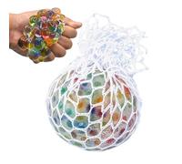 Balle De Soulagement du Stress - Boule De Repette Arc-en- Squishy, Jouet D'anxiété Douce | Calm Ball, Jouet De Massothérapie, Jouet De Soulagement De L'humeur pour Le Lieu De Travail, Sall