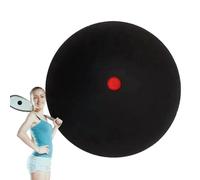 Balle de squash professionnelle | Balle en caoutchouc à point jaune unique pour débutants et entraînement | Raquetball à lent pour la compétition primaire, pratique de squash anglais