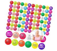 Balle de Stress Motivante 6CM,36 PCS Anti Stress Adulte Balles de Mousse à Presser Anti-Stress Balle Fidget Toy pour Enfants Adultes pour Autisme Soulagement Motivation,Fournitures de fête-12 Styles