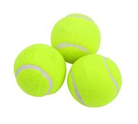 Balle de Tennis, 3 Pcs Haute Elasticité Formation Balle de Tennis Compétition Divertissement Accessoire de Tennis