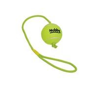 Balle de tennis avec corde de jet pour chien Nobby Pet Jaune 7 cm