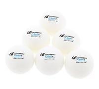 Cornilleau Balles de tennis de table P-Ball ABS Evolution 1 Lot de 6 Blanc Standard