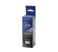 Dunlop Fort Tournament 3 balles de Tennis de Table Unisexe pour Adulte Blanc Taille Unique