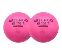 BALLE DE TENNIS EN MOUSSE TB100*2 7cm ROSE