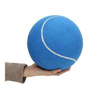 Balle de Tennis Gonflable Surdimensionnée de 8 Pouces, Jouet de Jeu en Caoutchouc Durable pour Animaux de Compagnie pour Le Plaisir en Plein Air, Idéal pour Les âges, Couleur Bleue (Blue)