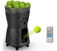 Balle de Tennis Machine Portable avec Fréquence Réglable 1.8-8s Grande Capacité, Distance de Lancement Maximale 14m, Vitesse 8-60km/h pour Coaching et Entraînement
