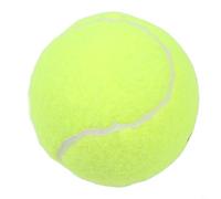 Balle de tennis pour chiens avec couche extérieure en fibre et noyau intérieur en caoutchouc, conçue pour un rebond élevé et adaptée pour l'entraînement et l'exercice