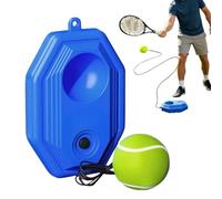 Balle de tennis pour entraînement de balle de tennis | Outil de réaction de rebond de frappe, avec corde d'entraînement de balle de tennis - pour enfants, famille, chiens, fête, école, jardin, plage