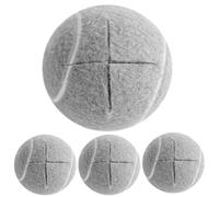 Balle De Tennis Sur Chaise - Patins En Caoutchouc Feutré, Matériau Robuste, Housses De Protection De Sol Antidérapantes Silencieuses Réduisant Les Dommages Causés Par Les Mouvements Sonores | Utilisat