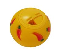 Balle de traitement hérisson - Balle de nourriture pour animaux de compagnie - Balle distributrice de friandises pour hamster - Jouet interactif pour le traitement des rongeurs - Jouet interactif