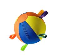 Balle de troupeau pour chiens - 25 cm en PVC robuste et résistant aux déchirures, grand jouet d'exercice interactif pour animaux de compagnie, globe de football gonflable géant, stimulation mentale
