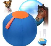 Balle de troupeau pour chiens, 45,7/55,9/66 cm, grande balle gonflable pour chien avec poignée et housse en polyester, résistante aux rayures pour l'entraînement et les jeux en plein air