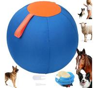 Balle de troupeau pour chiens | Balle géante gonflable durable pour chien avec housse et pompe | Exercice interactif en plein air et stimulation mentale pour Border Collies et animaux de compagnie à