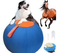 Balle de troupeau pour chiens en PVC avec fermeture éclair et sangle de poignée (L)