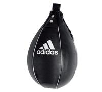 adidas - ADIBAC092, Poire de vitesse en cuir, noir, 13 x 20 cm