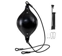 Balle de vitesse de boxe - Équipement d'entraînement gonflable pour la précision des réflexes | 33 cm, construction en cuir, développement d'agilité pour exercices de combat, pratique de combat active