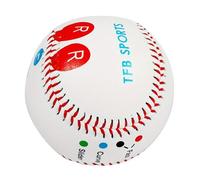 Balle d'entraînement de baseball - Entraîneur de pitching - Entraînement de pitch - Baseball - 22,4 cm - Avec repères de positionnement des doigts - Marqueurs de positionnement des doigts pour
