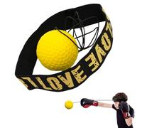 Balle d'entraînement de boxe, balle de frappe de coordination œil-main | Ensemble bandeau de boxe réflexe pour chambre à coucher, salon, cour, parc, salle de sport