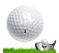 Balle D'entraînement De Golf - Triple Couche 42,7 Mm 3 Mm, Balle De Golf Pour Pratique Intérieure Et Extérieure, Aide Au Putter Doux Au Toucher Pour Le Développement Des Compétences | Accessoire De