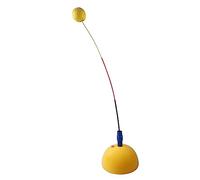 Balle d'entraînement portable pour entraînement de tennis, stéréotype, accessoire d'auto-apprentissage pour débutants, balle rebondissante unique avec équipement d'entraînement