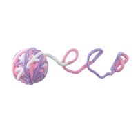 Balle d'entraînement pour chaton avec balle d'entraînement à l'intérieur pour chaton à mâcher, chasser les dents et nettoyer les dents - 4,9 cm de diamètre