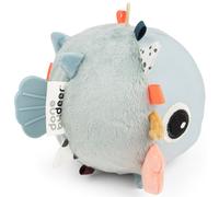 Balle d'éveil poisson Puffee bleu (12 cm)
